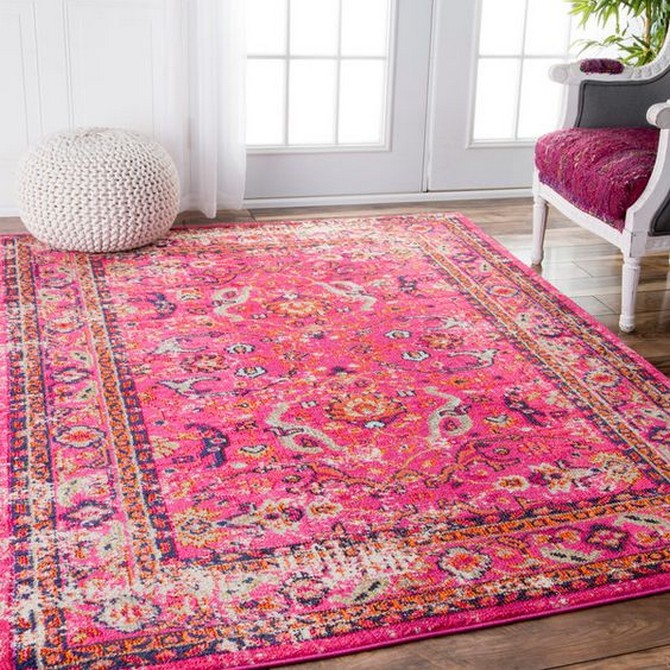 Keep it bold: follow the Summer trends using Pink Rugs!