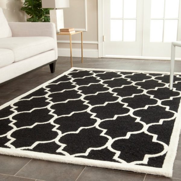 Black patterned rugs embody some feelings that can only be explained ...