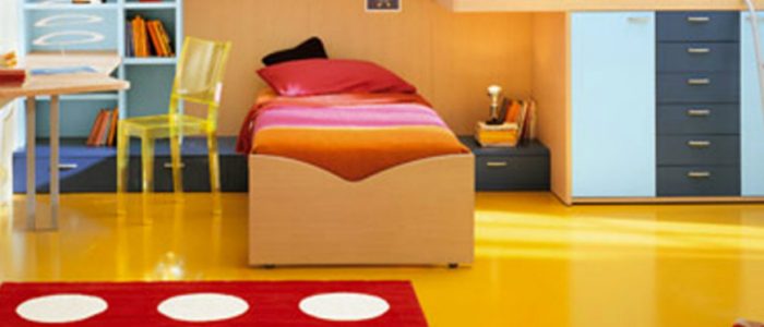 Use colorful rugs to make the best bedroom decoration to your kids!
