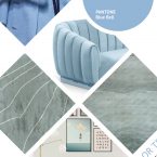 Blue Bell Pantone Color: the best modern rugs for this Fall