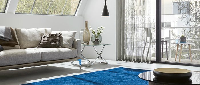 blue rug