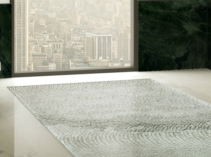 green rug