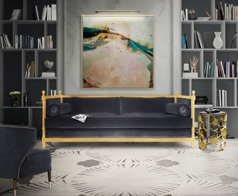 5 Innovative Ways of Styling your Office with Rugs Modern Home Office with Dêco Rug gray and white