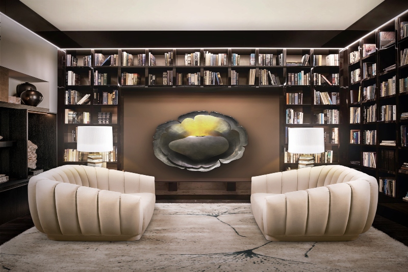 5 Innovative Ways of Styling your Office with Rugs Modern Contemporary office with the Macushi Rug in neutral colors