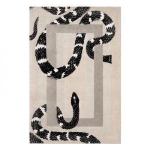 Imperial snake rug - NEUTRAL IMPERIAL SNAKE LIVING ROOM RUG