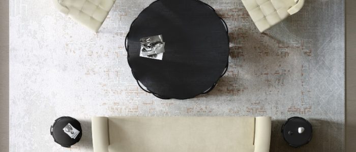 A Modern Contemporary Living Room Rug