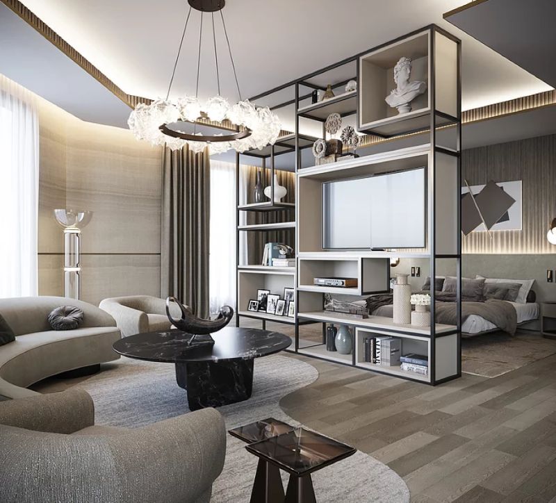 Unique Modern Rugs For Your Living Room, modern living room with modern rugs, irregular rug