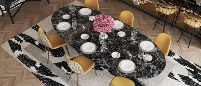 Revitalize Your Dining Room With These Handcrafted Rugs