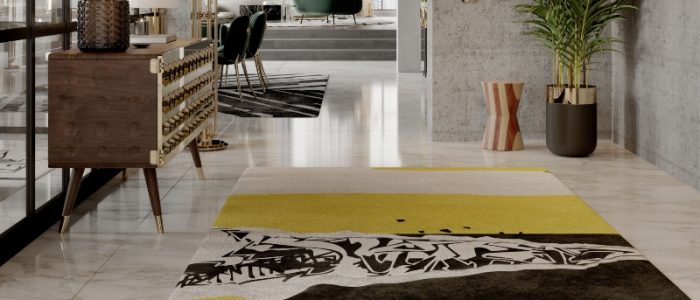 Original Hand-tufted Rugs For an Elegant Hallway