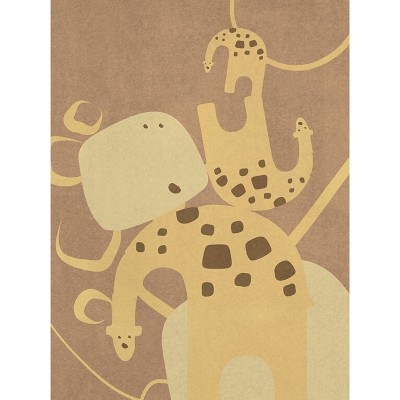giraffe jungle rug
