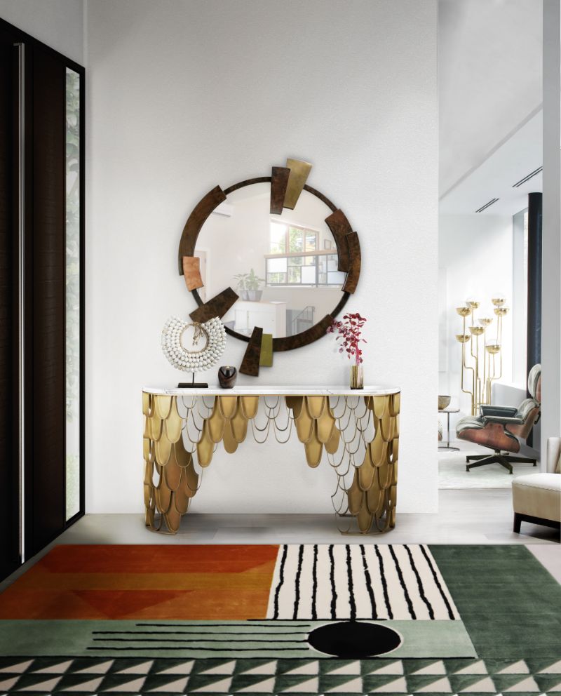 Hallway Tapestry: Unique Modern Rugs Simba Rug