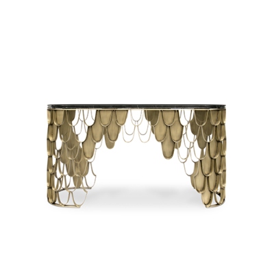 golden hallway console