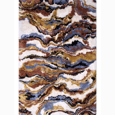 colorful LA LAND RUG, contemporary rug with shaggy texture perfect for the winter