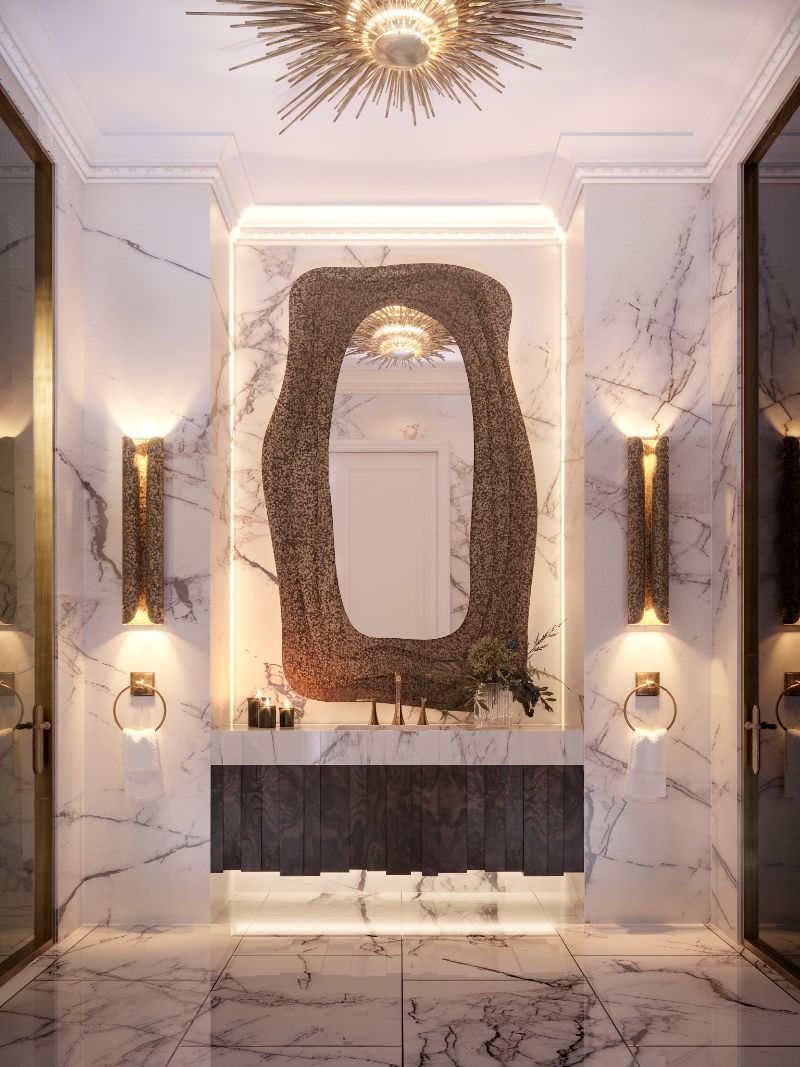 Interior Design Service: Customize Your Home To Fit Your Personality. bathroom with luxurious feel.