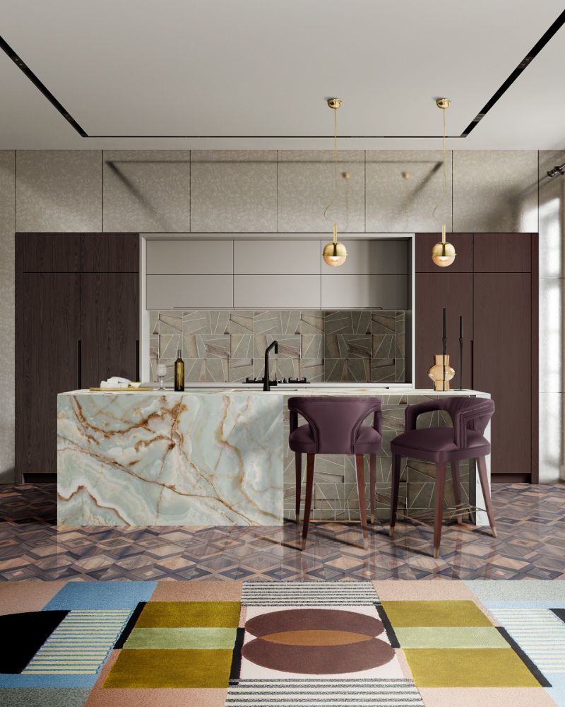 Trend Alert! Rug Design Summer Trends For 2022 - colorful ISAAC RUG, expect to see interiors full of vibrant colors and vintage objects this summer.