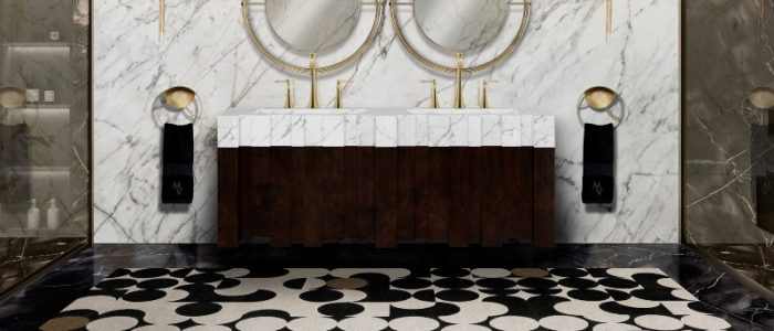 6 Ideas For Bathroom Design With Dashing Rugs