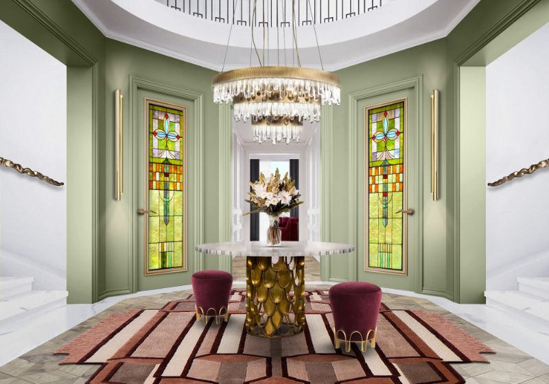 Viva Magenta: Pantone Color Of The Year 2023!- entryway with lucy rug in pink tones