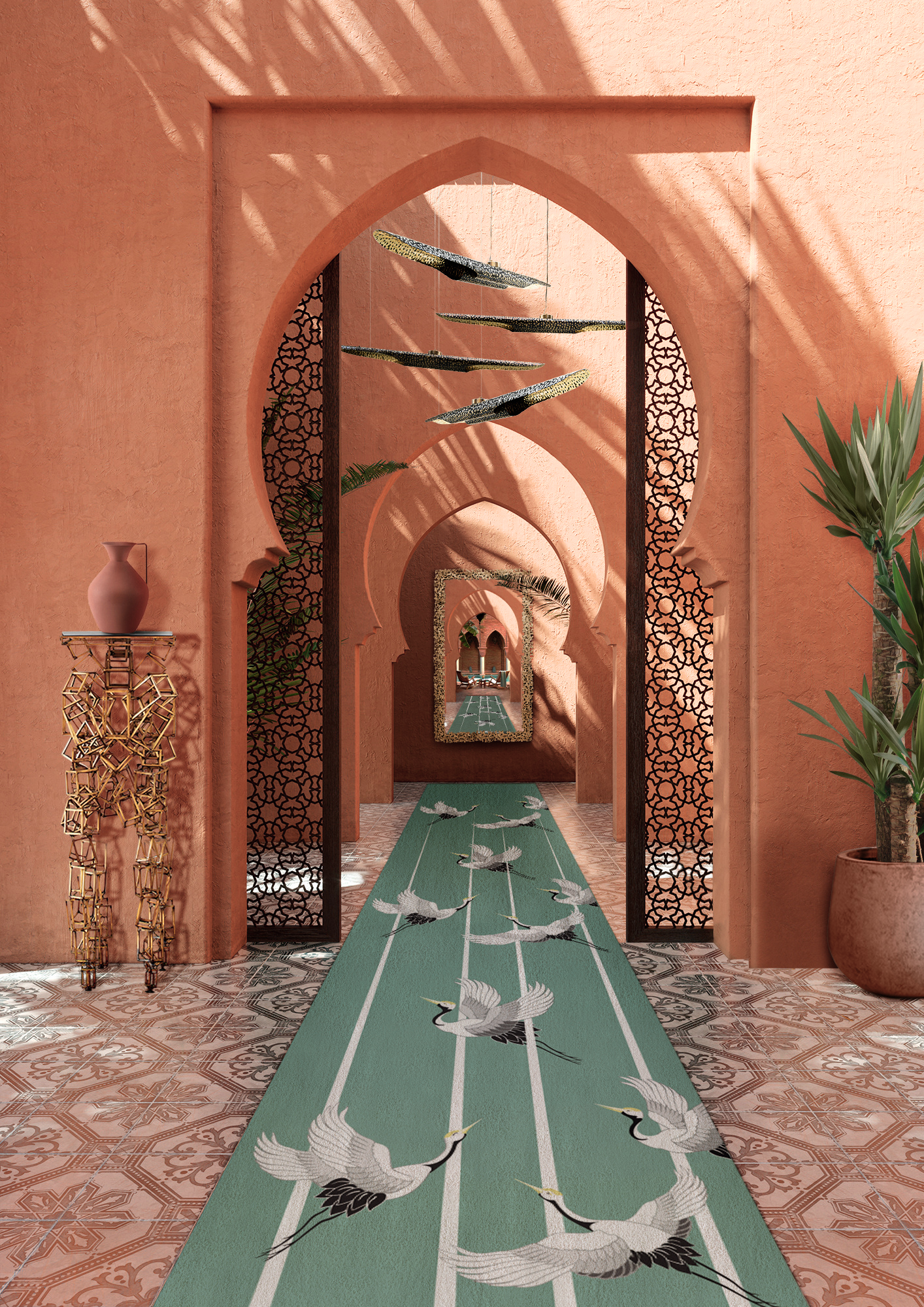 Peach Fuzz 13-1023 - The Pantone Color Of 2024 in Interior Design