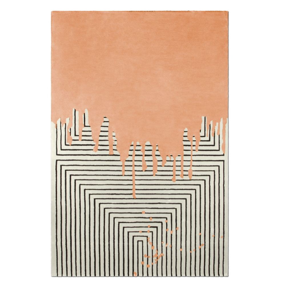 Valencia Rug - Peach Fuzz 13-1023 - The Pantone Color Of 2024 in Interior Design